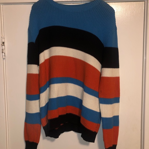Striped Unisex Fisherman Multi Color Sweater | AA - Picture 2 of 5